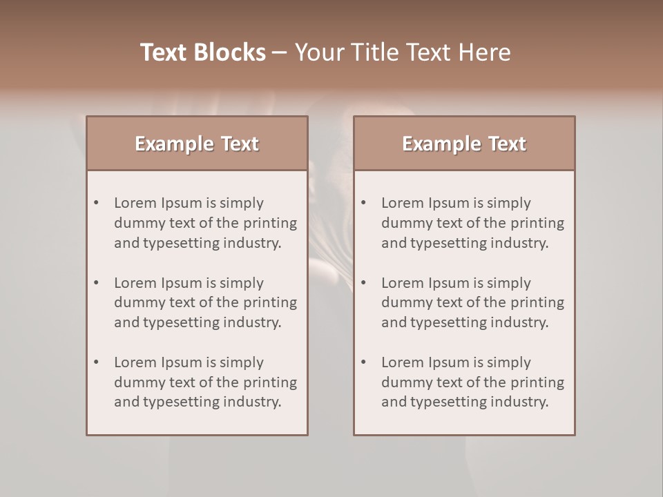 Negative Alt Caucasian PowerPoint Template