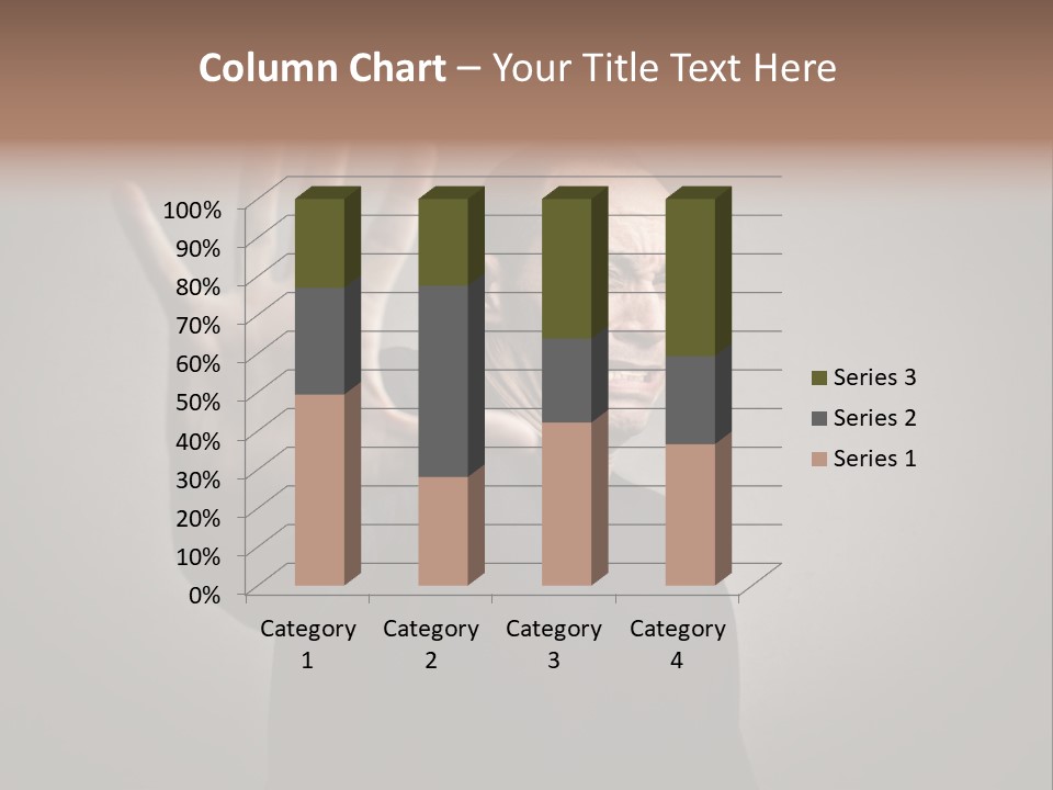 Negative Alt Caucasian PowerPoint Template