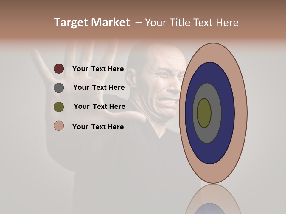 Negative Alt Caucasian PowerPoint Template