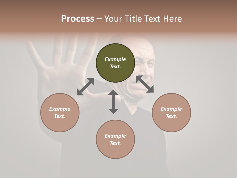 Negative Alt Caucasian PowerPoint Template