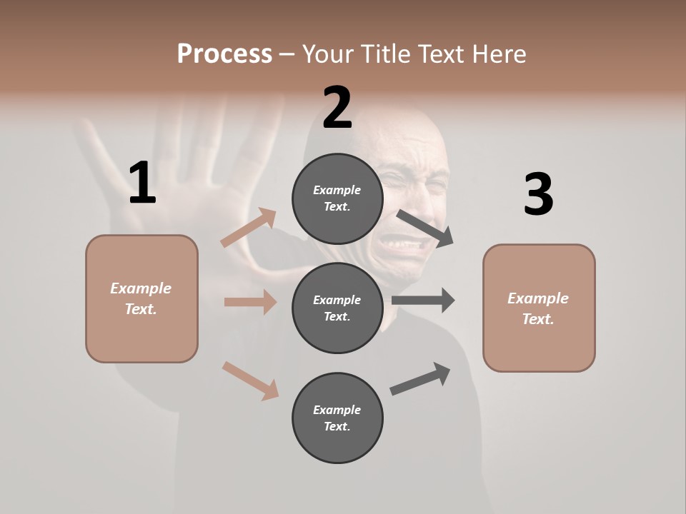 Negative Alt Caucasian PowerPoint Template
