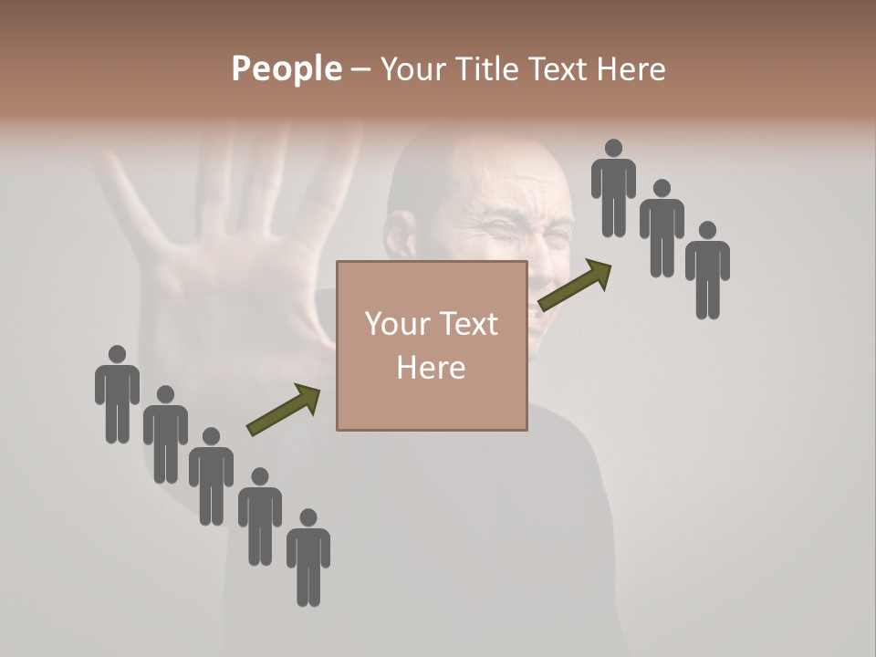 Negative Alt Caucasian PowerPoint Template