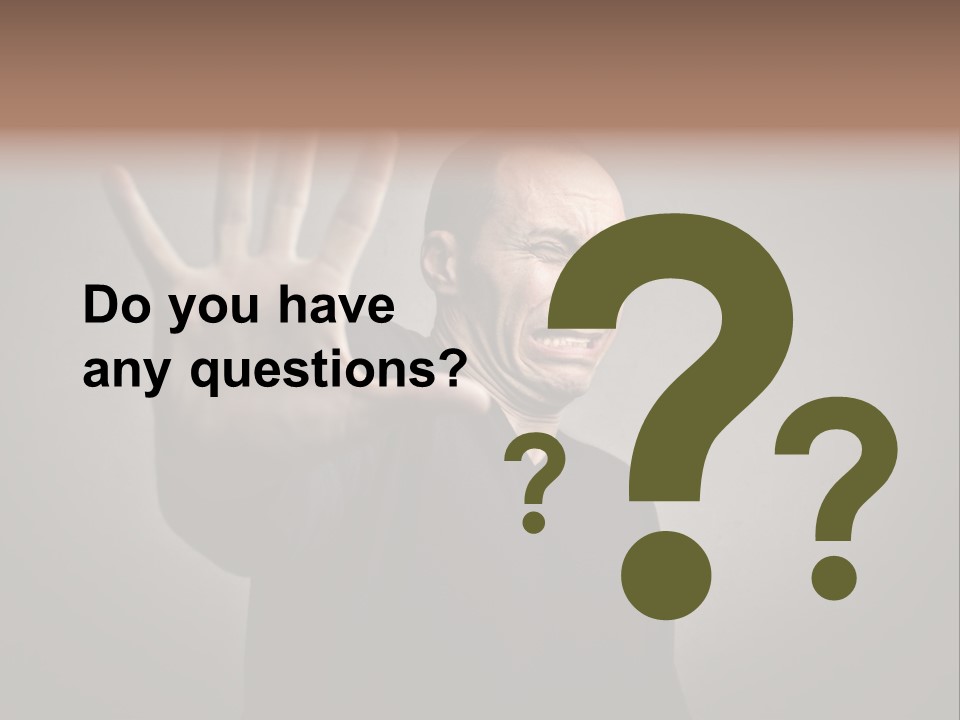 Negative Alt Caucasian PowerPoint Template