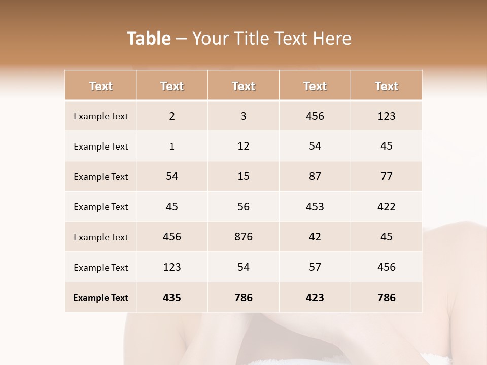 Spa Handmade Background PowerPoint Template