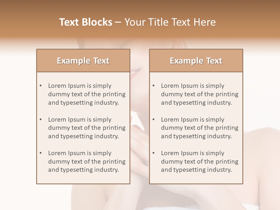 Spa Handmade Background PowerPoint Template