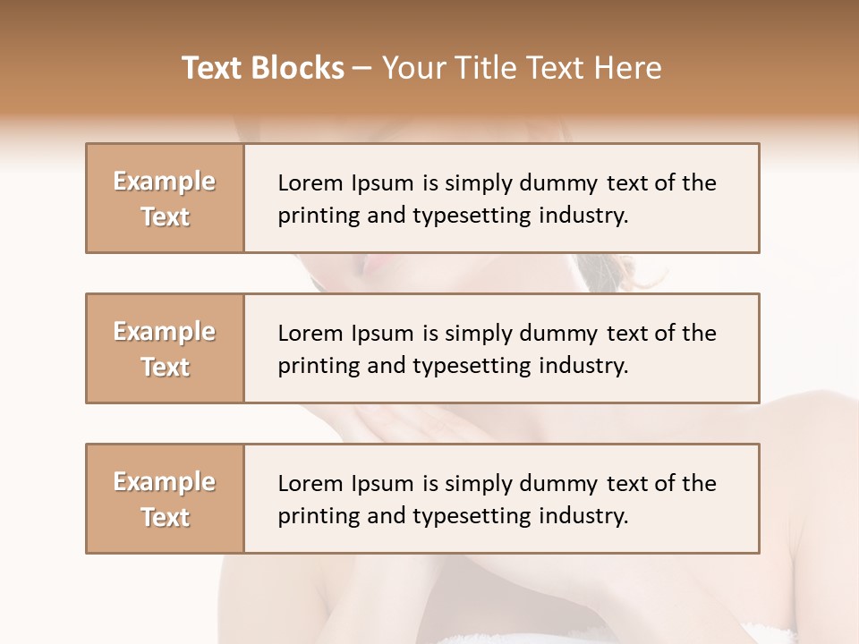 Spa Handmade Background PowerPoint Template