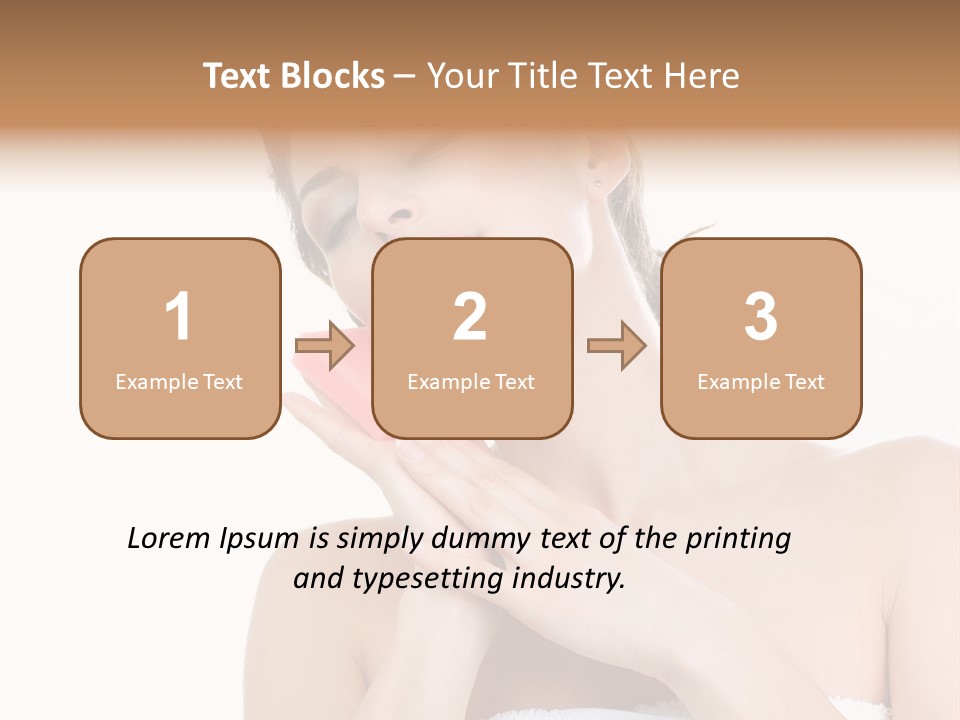 Spa Handmade Background PowerPoint Template