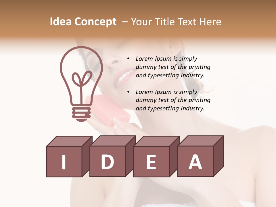 Spa Handmade Background PowerPoint Template