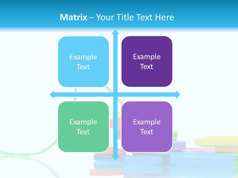 Assorted Plastic Dressmaking PowerPoint Template