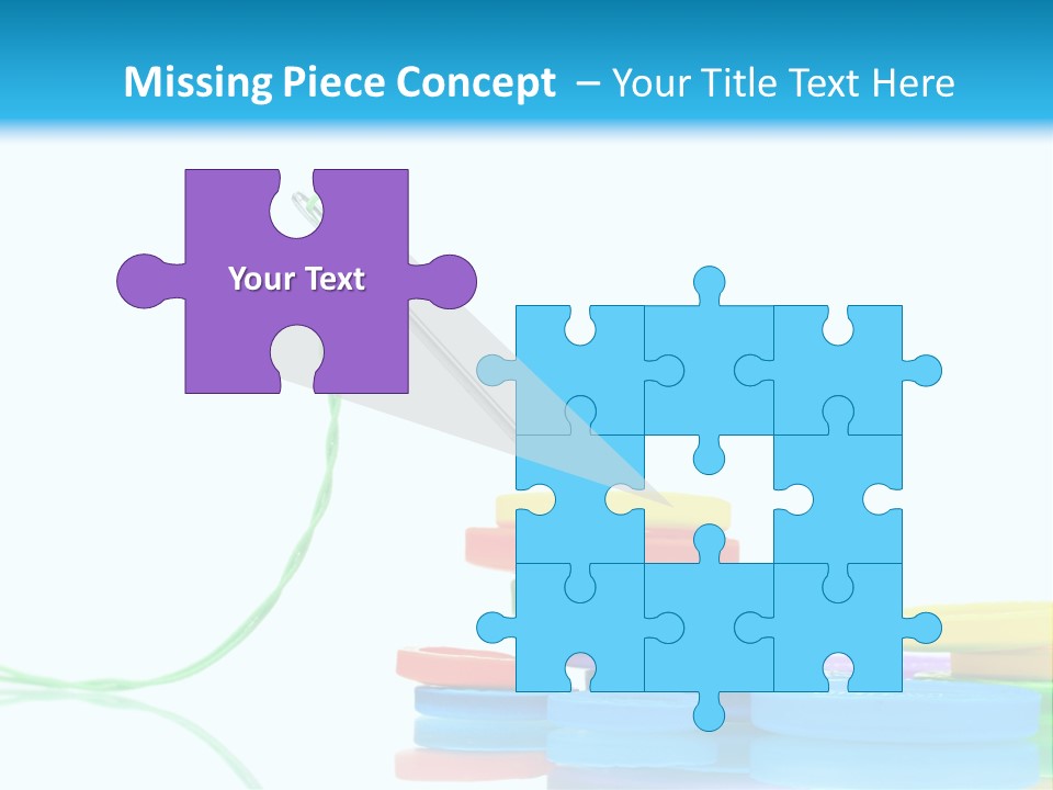 Assorted Plastic Dressmaking PowerPoint Template