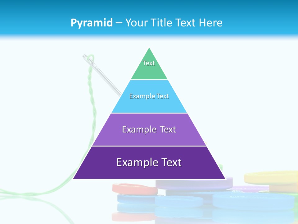 Assorted Plastic Dressmaking PowerPoint Template