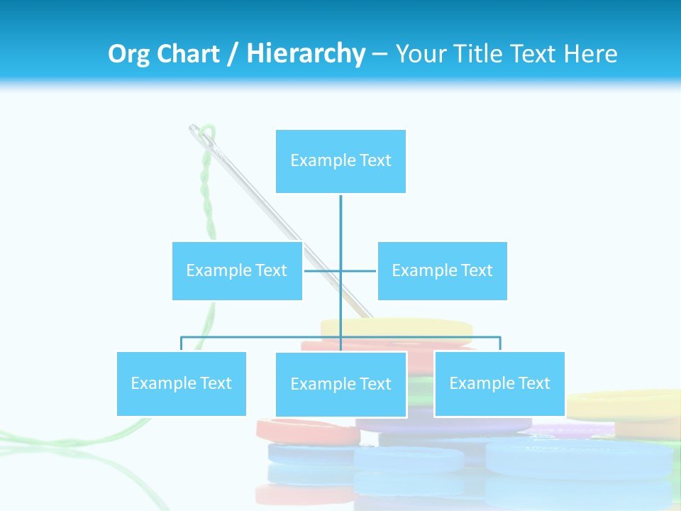 Assorted Plastic Dressmaking PowerPoint Template