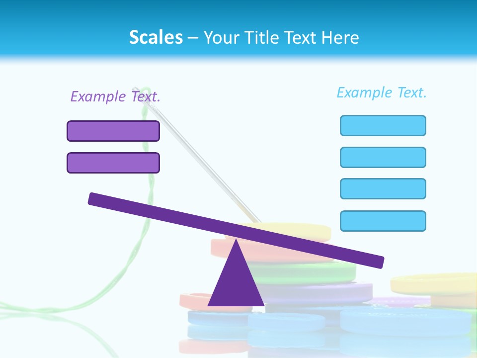 Assorted Plastic Dressmaking PowerPoint Template
