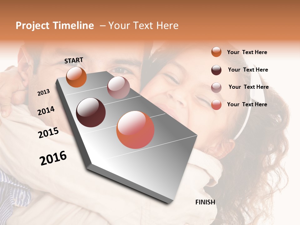 Cheerful White Latinamerican PowerPoint Template