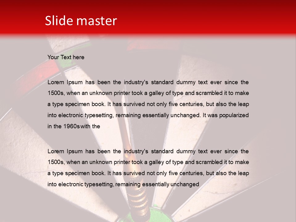 Acheivement Accurate Precision PowerPoint Template