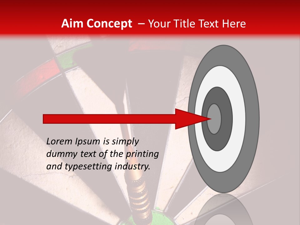 Acheivement Accurate Precision PowerPoint Template