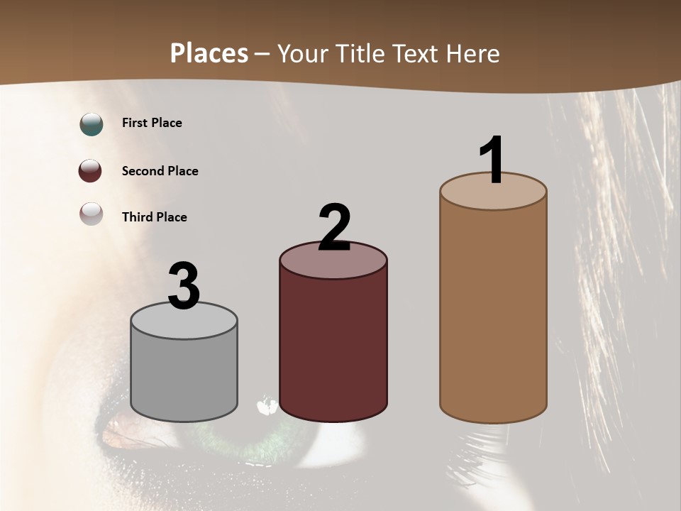 View Symbol Female PowerPoint Template