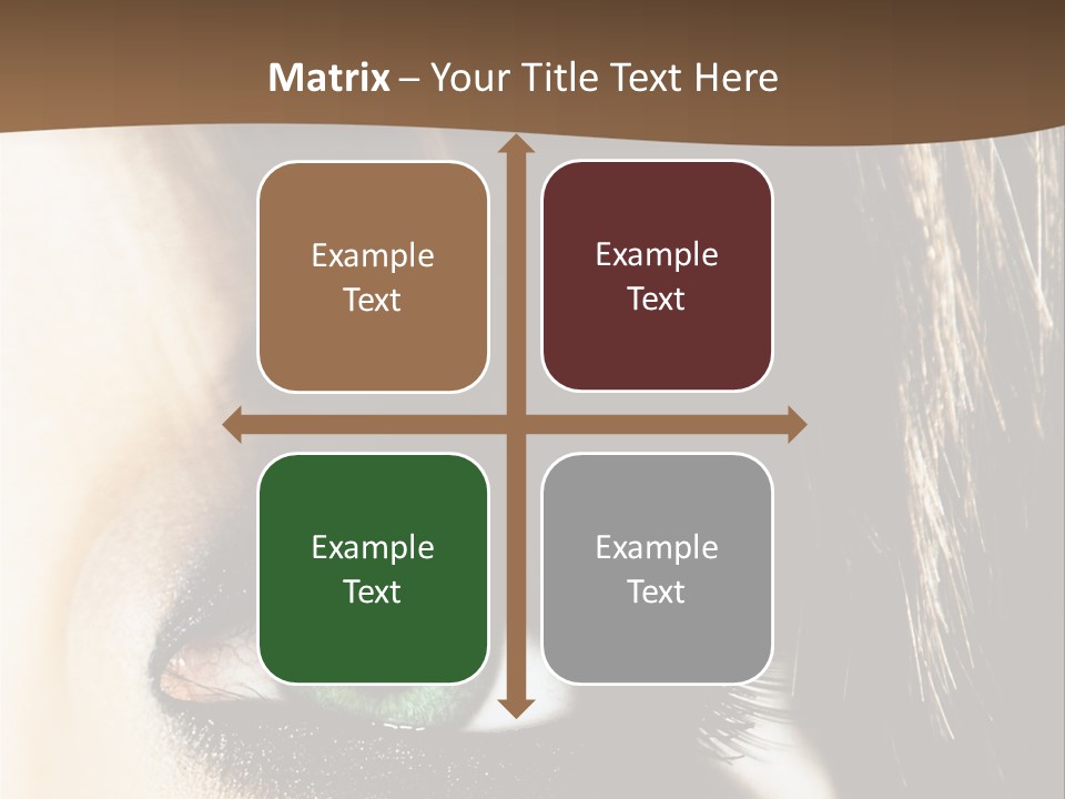 View Symbol Female PowerPoint Template