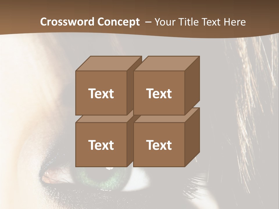 View Symbol Female PowerPoint Template