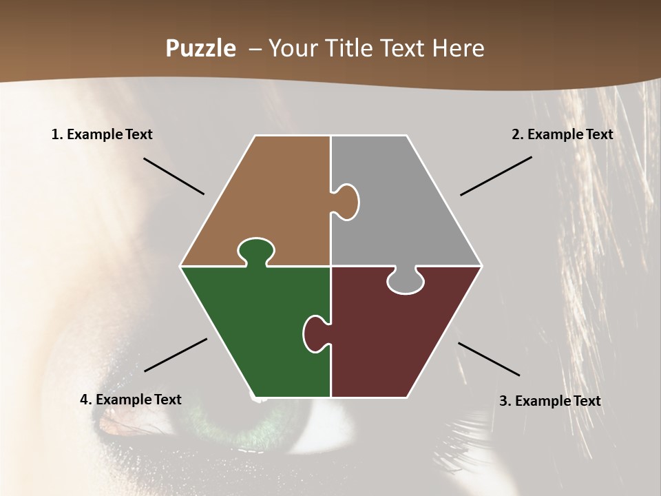 View Symbol Female PowerPoint Template