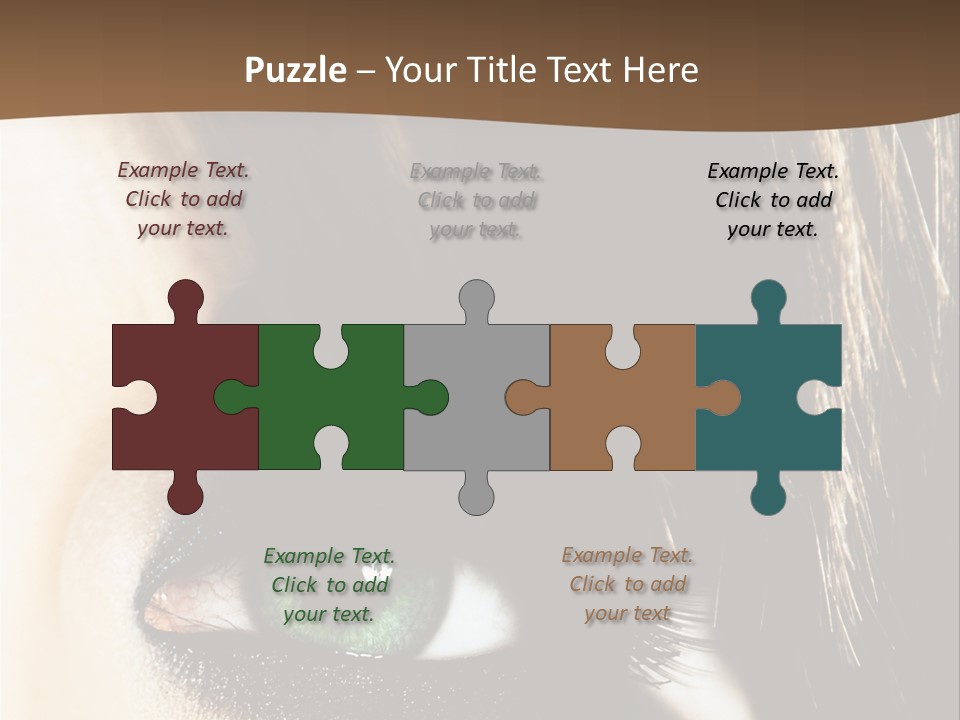 View Symbol Female PowerPoint Template