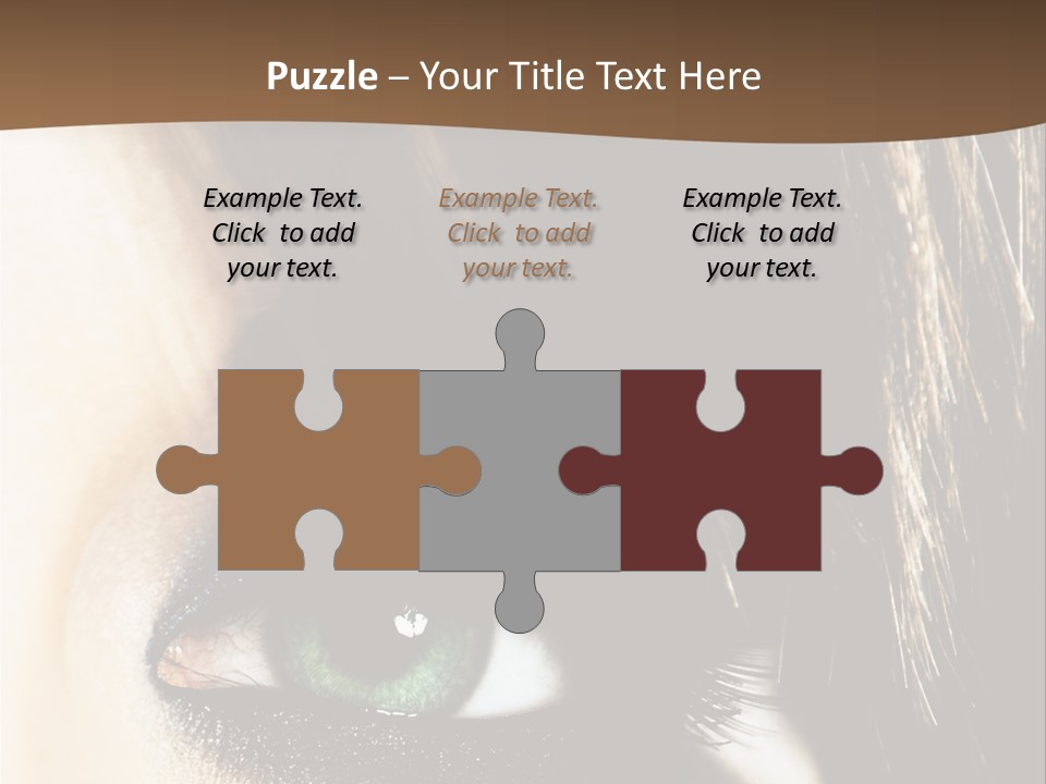 View Symbol Female PowerPoint Template