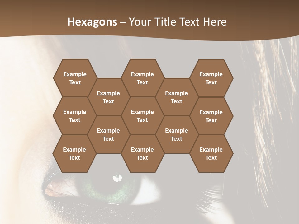 View Symbol Female PowerPoint Template