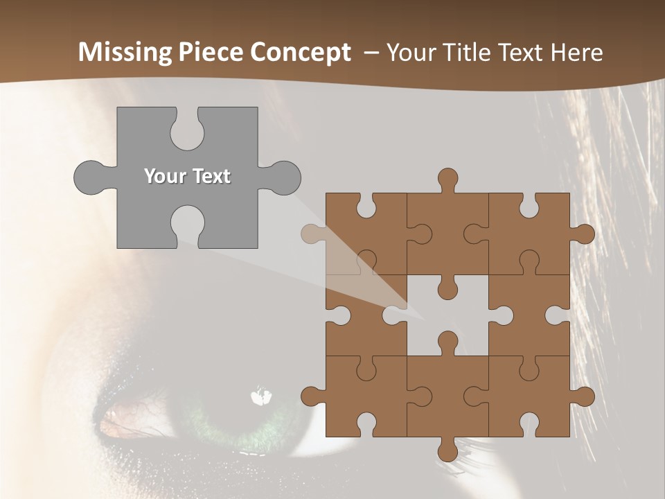 View Symbol Female PowerPoint Template