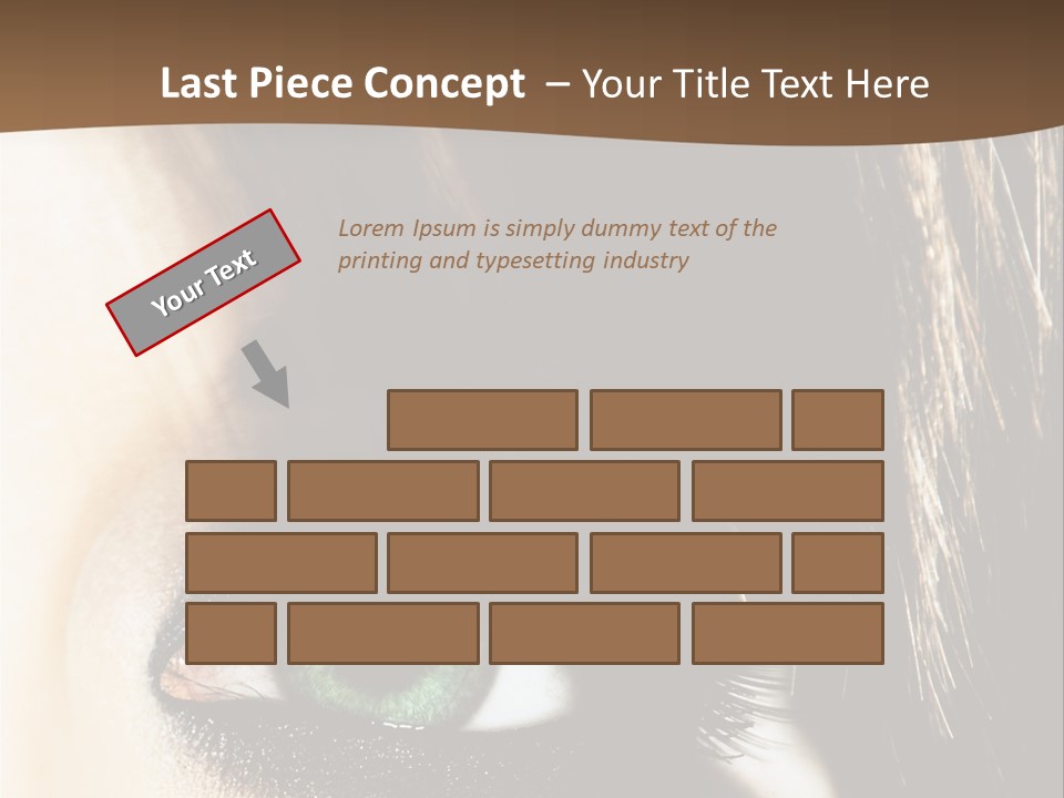 View Symbol Female PowerPoint Template