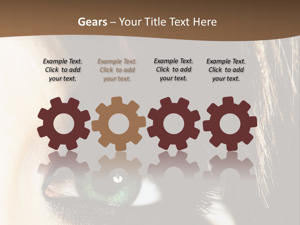 View Symbol Female PowerPoint Template