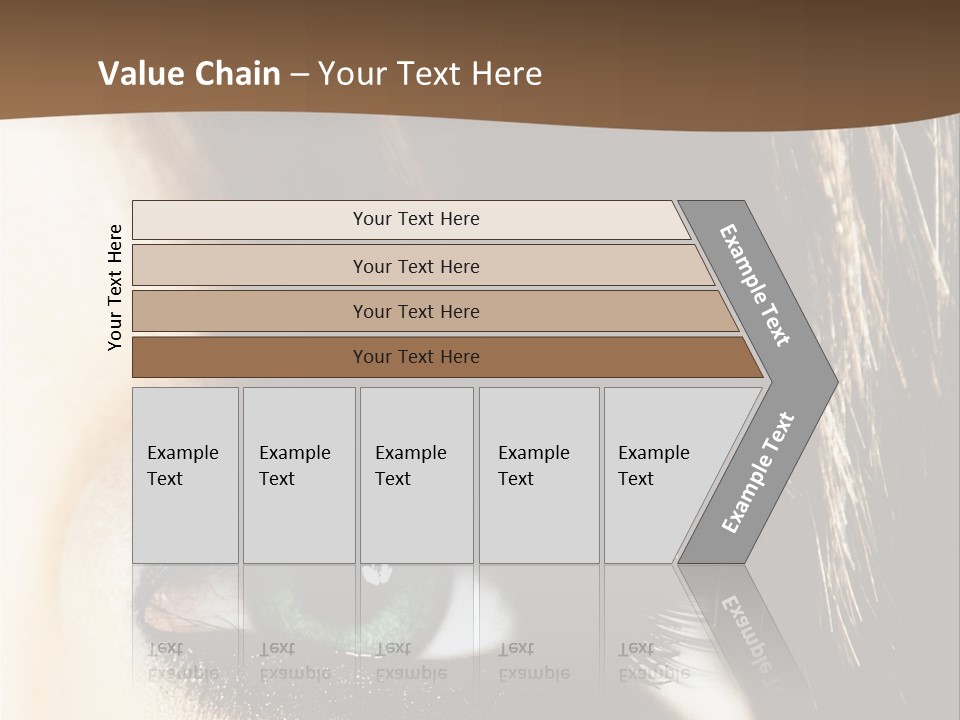 View Symbol Female PowerPoint Template