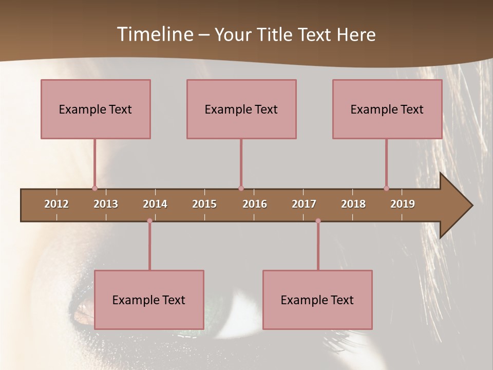 View Symbol Female PowerPoint Template