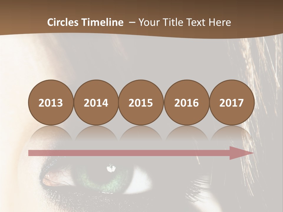 View Symbol Female PowerPoint Template