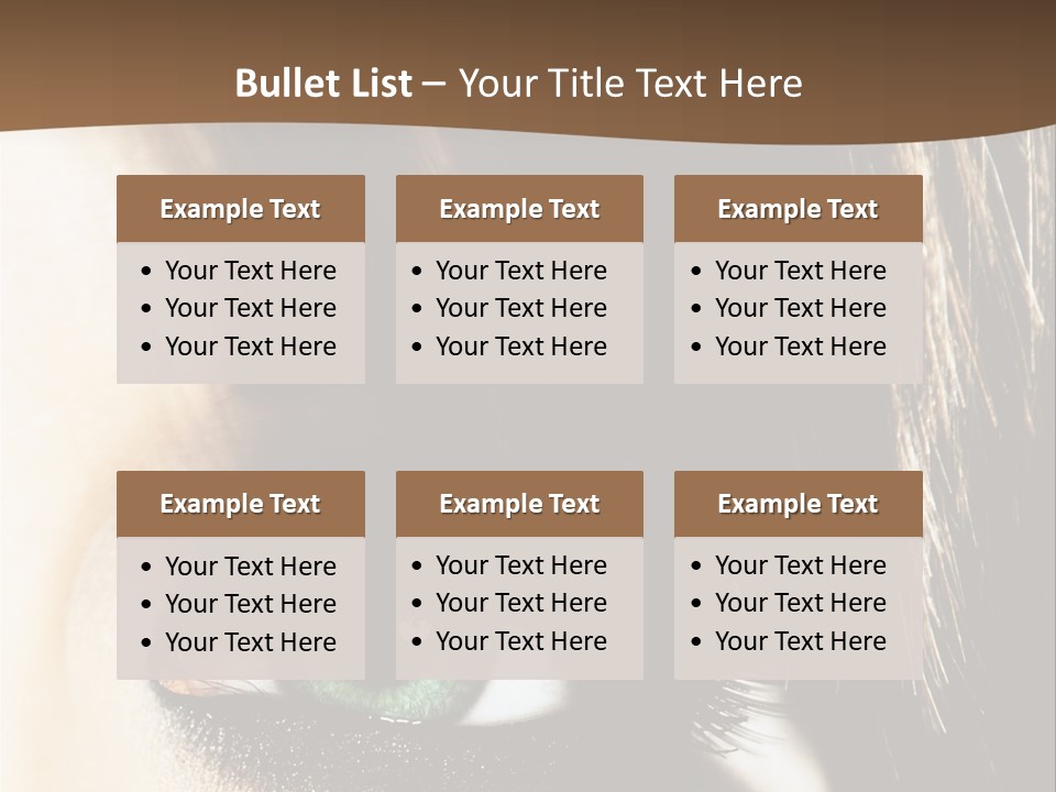 View Symbol Female PowerPoint Template