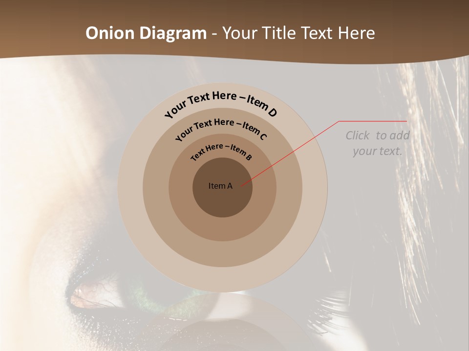 View Symbol Female PowerPoint Template