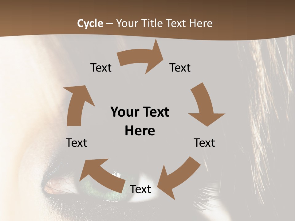 View Symbol Female PowerPoint Template