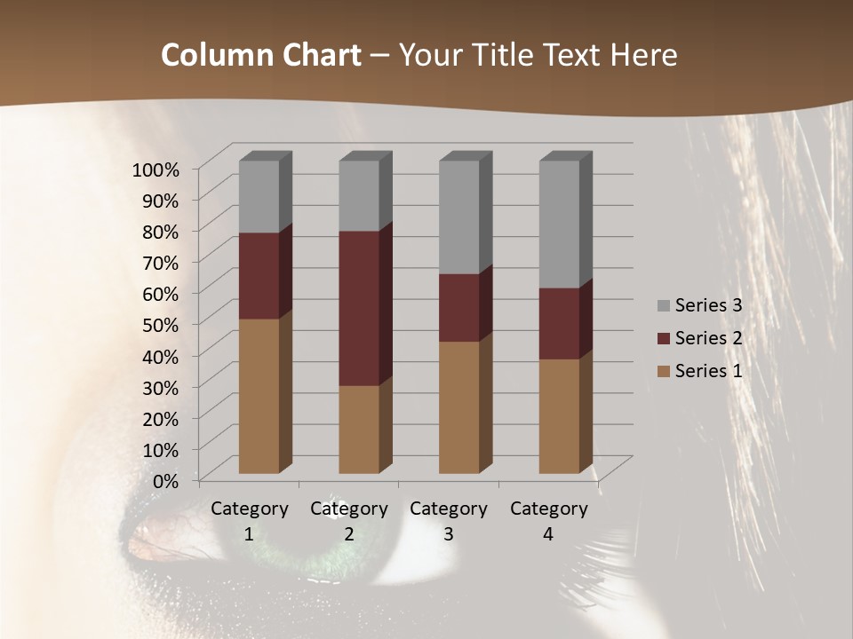 View Symbol Female PowerPoint Template