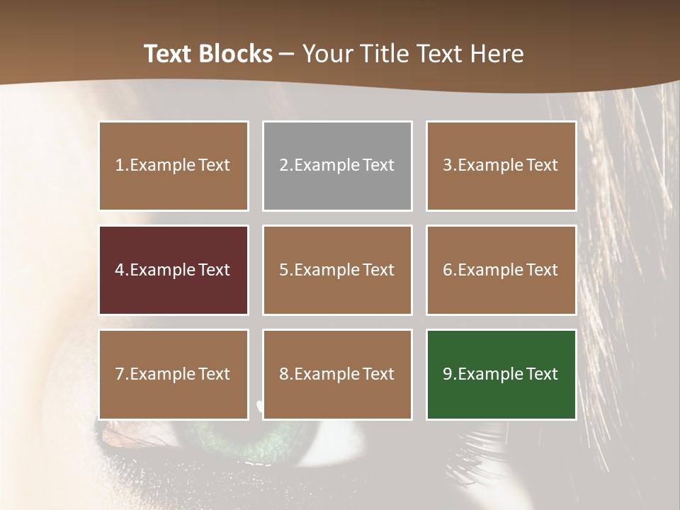 View Symbol Female PowerPoint Template