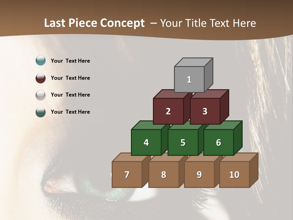 View Symbol Female PowerPoint Template