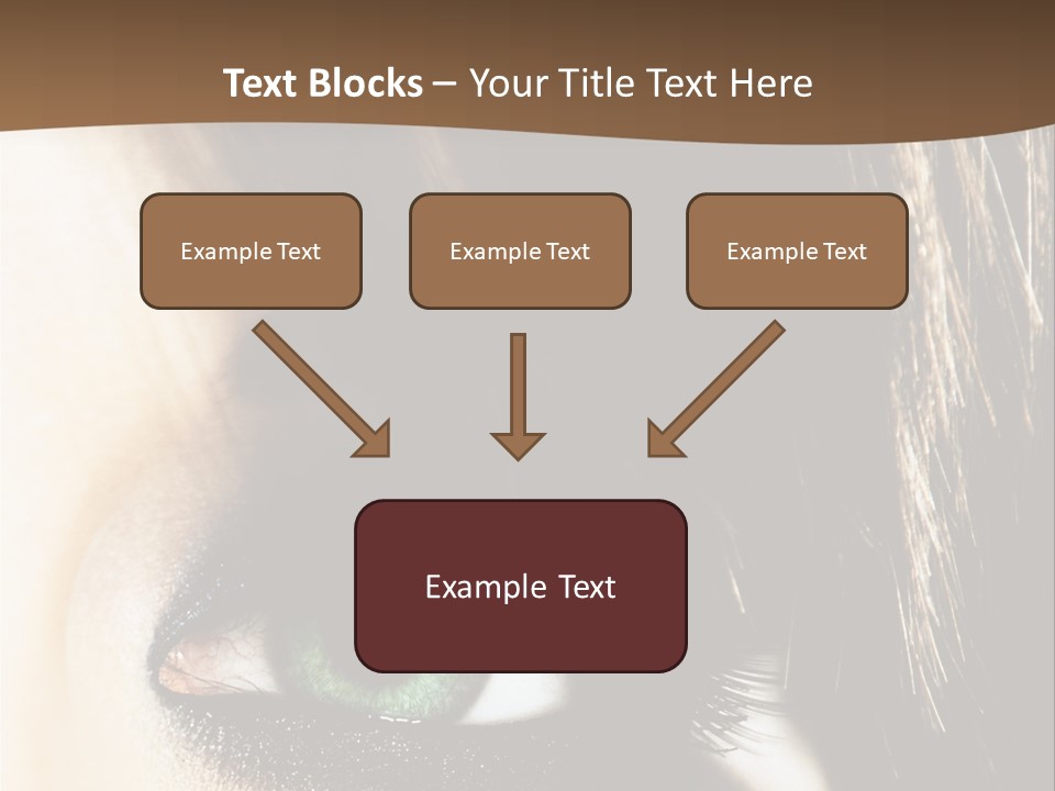 View Symbol Female PowerPoint Template