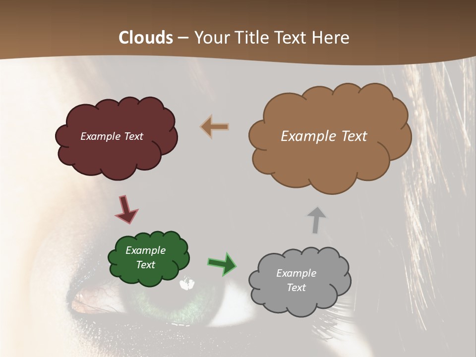 View Symbol Female PowerPoint Template