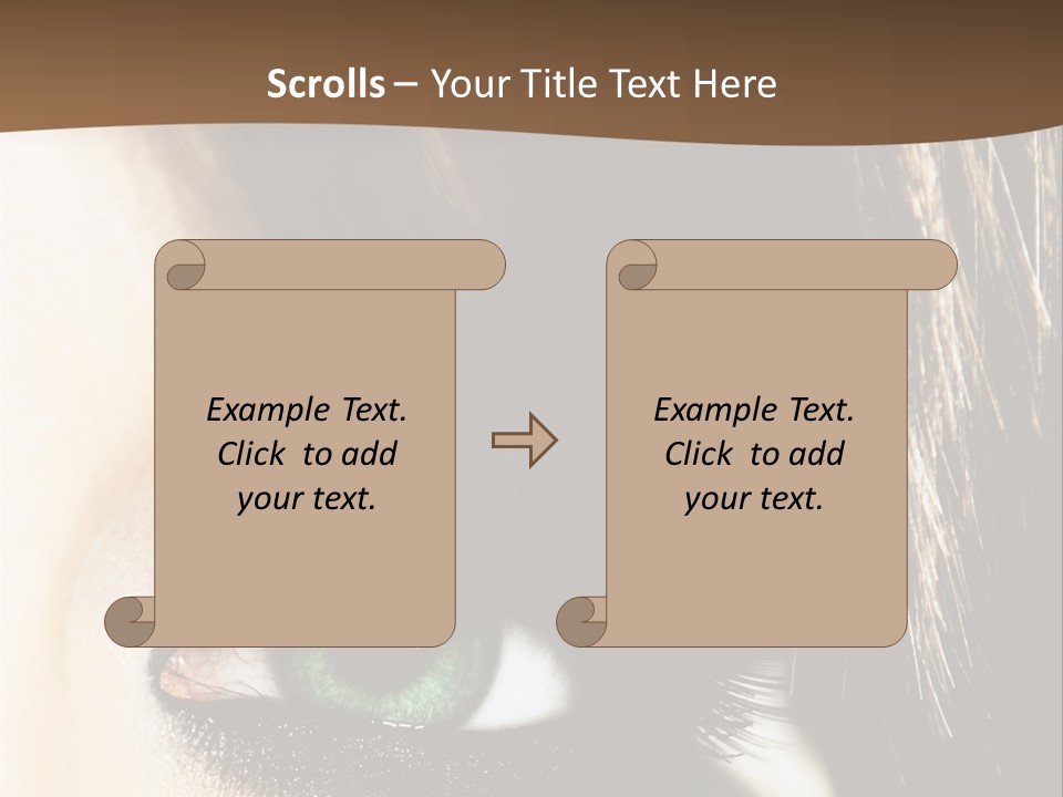 View Symbol Female PowerPoint Template