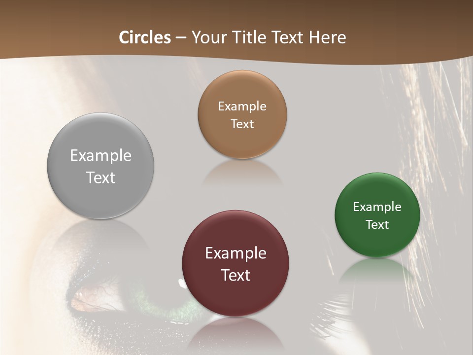 View Symbol Female PowerPoint Template