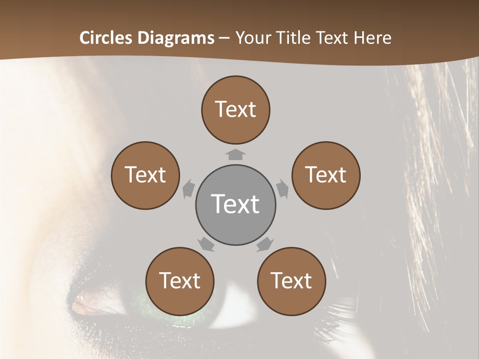 View Symbol Female PowerPoint Template