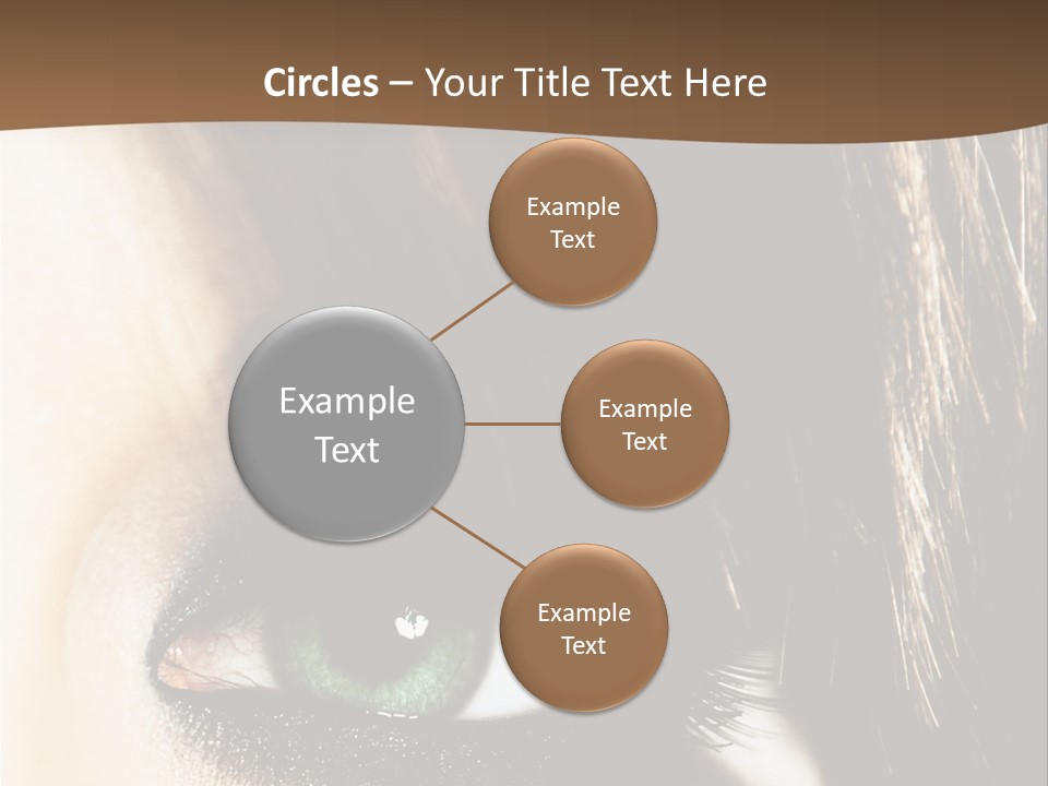 View Symbol Female PowerPoint Template