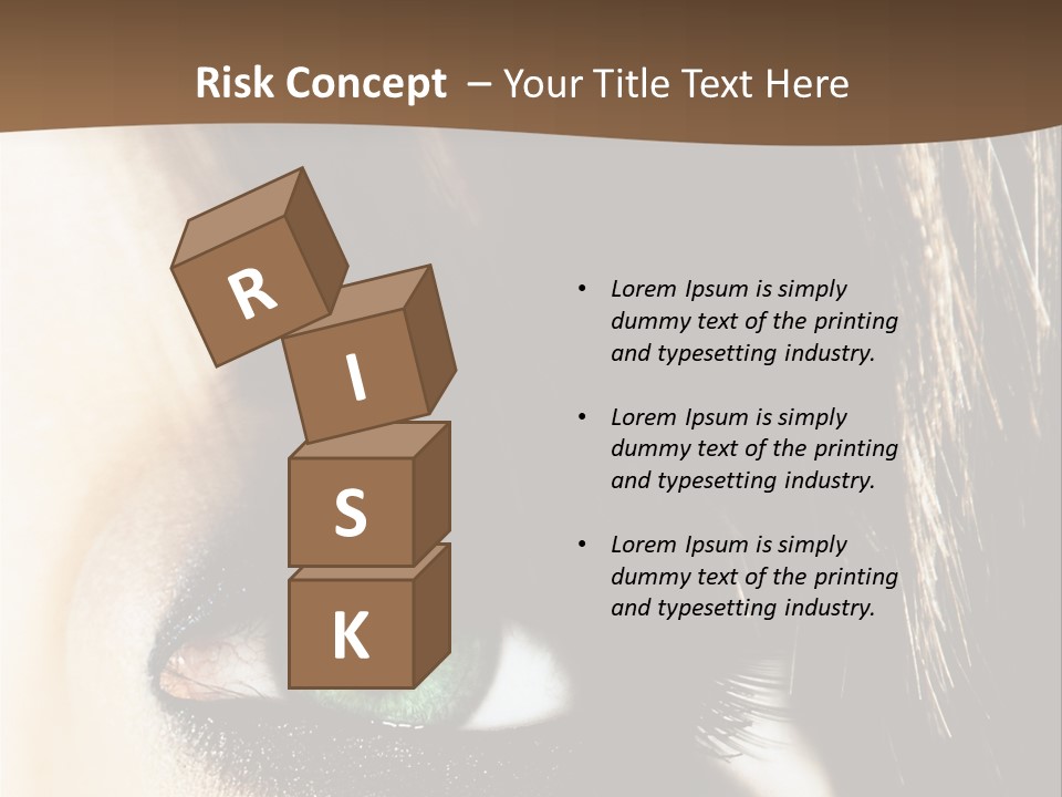 View Symbol Female PowerPoint Template