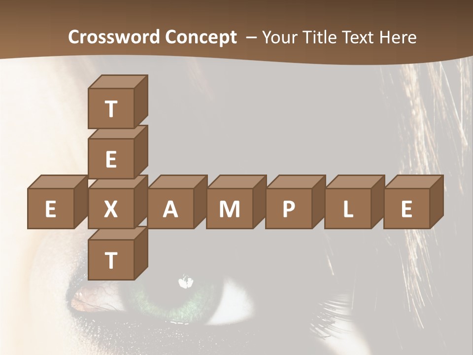 View Symbol Female PowerPoint Template