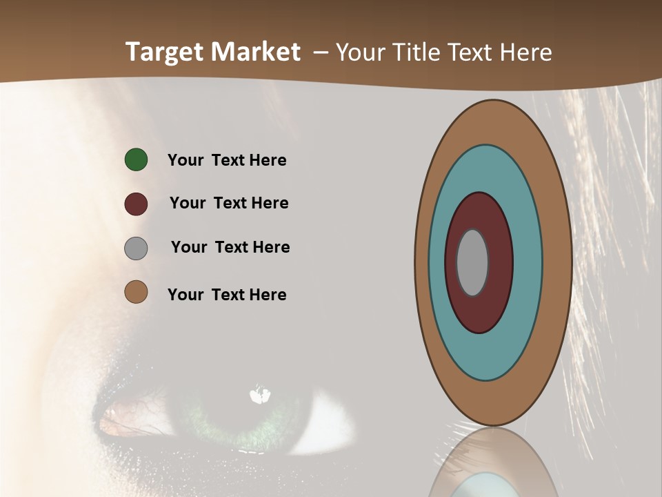 View Symbol Female PowerPoint Template