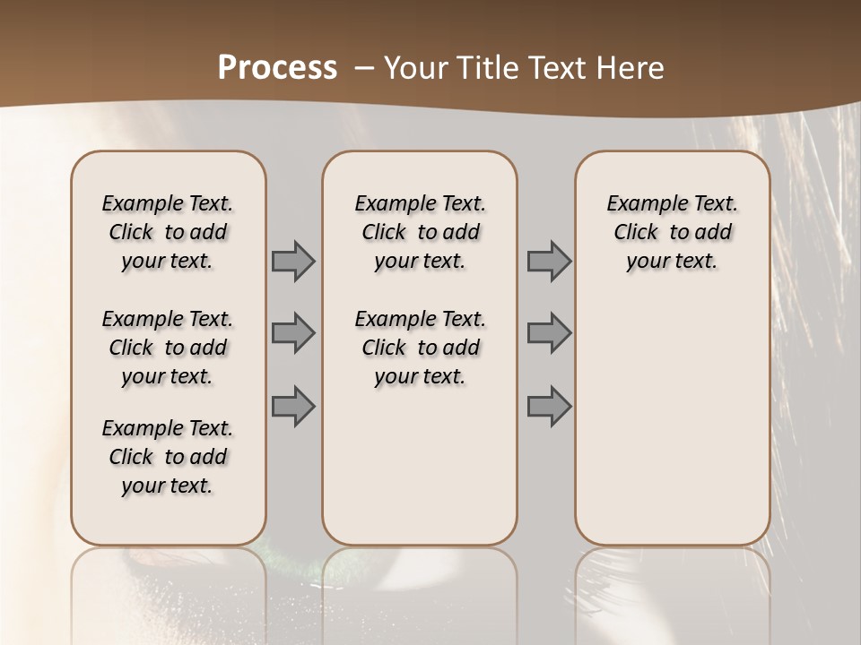 View Symbol Female PowerPoint Template