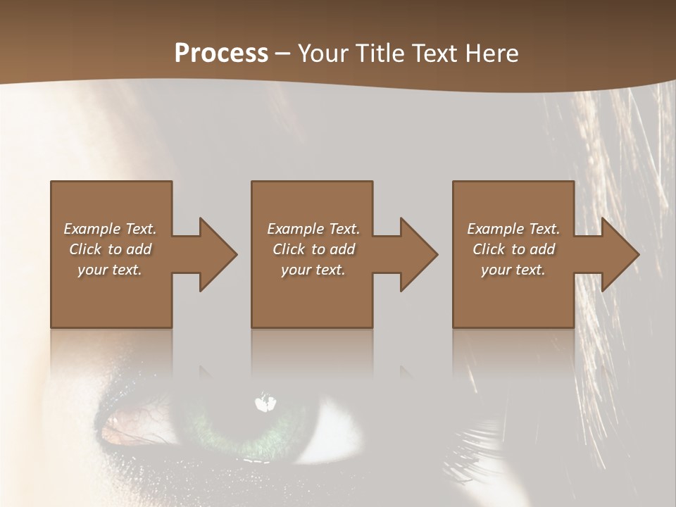 View Symbol Female PowerPoint Template